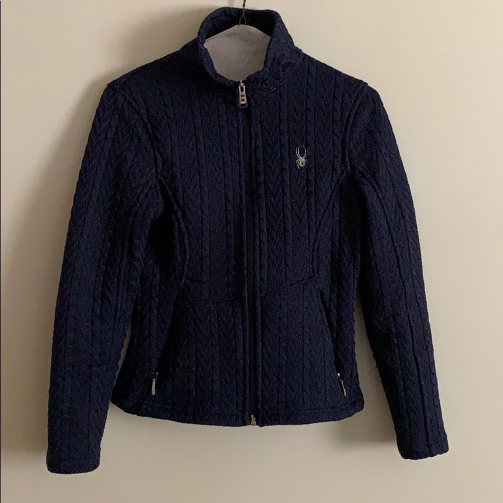 Women’s Spyder Navy blue Jacket ~ Size XS